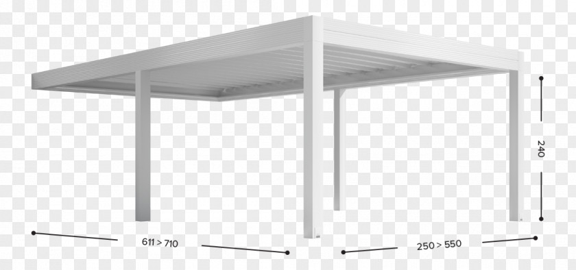 White Pergola Beam Structure Waterproofing PNG