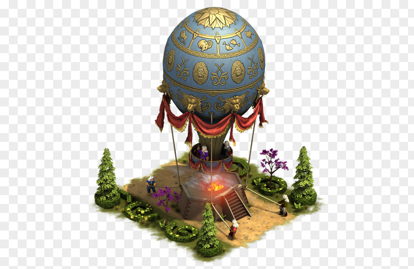 Balloon Forge Of Empires Montgolfier Brothers Hot Air Building PNG