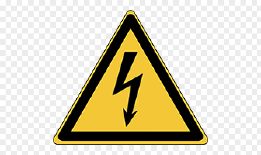 Dust Warning Sign Electricity Hazard Risk PNG