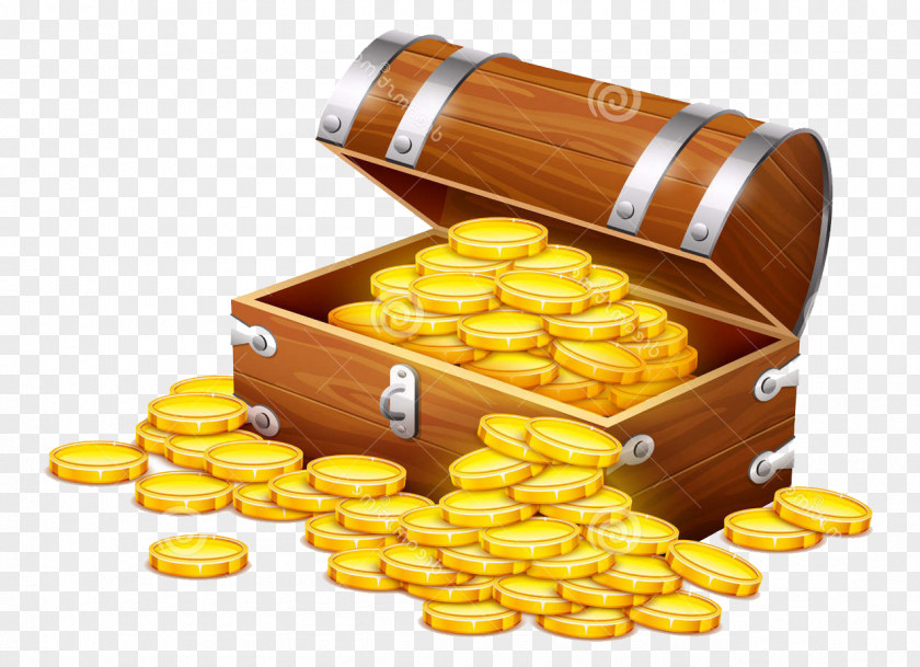 Coin Gold Piracy Treasure PNG