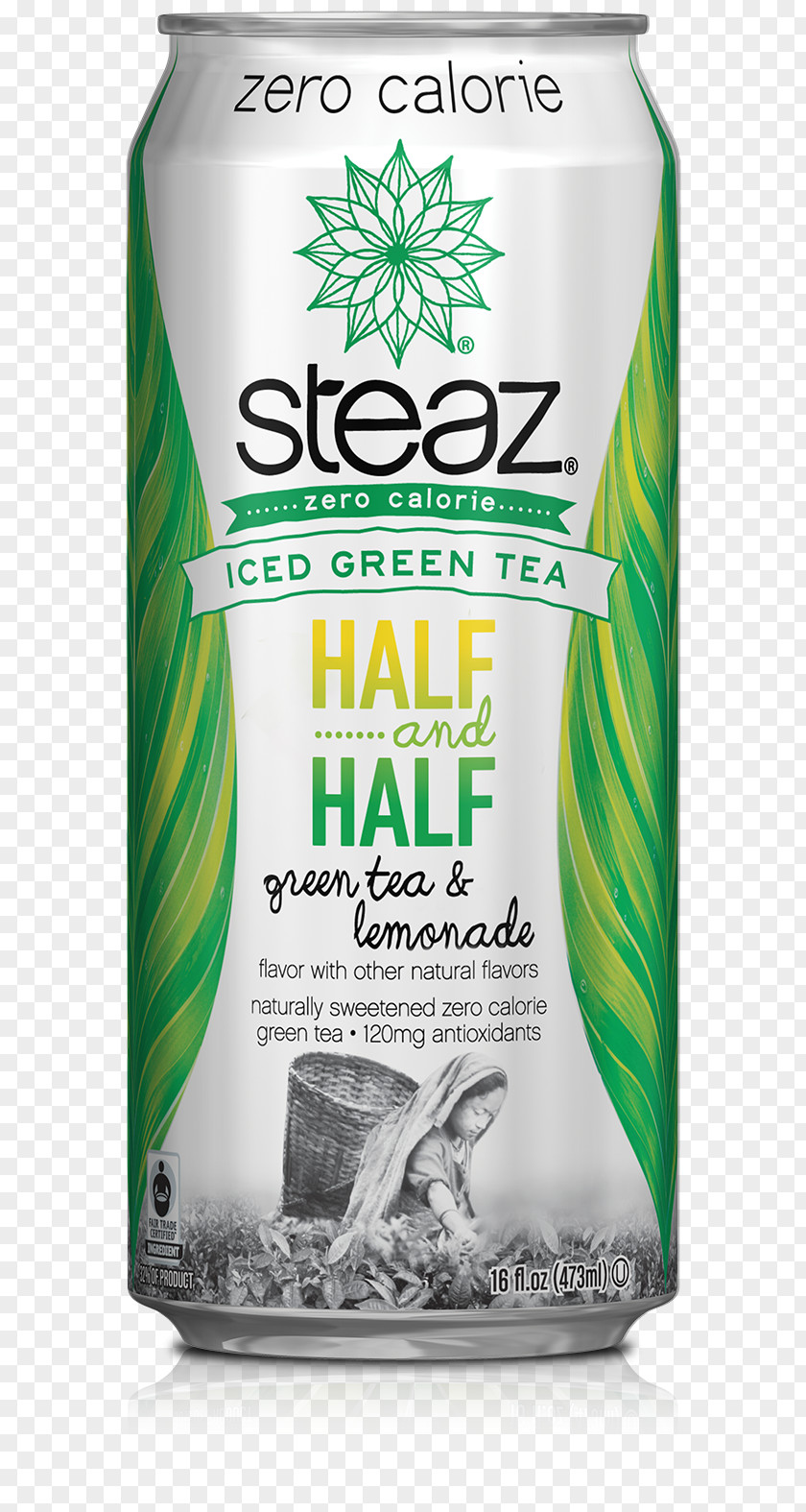 Green Tea Ice Iced Steaz Energy Drink PNG