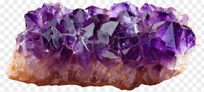 Healing Stones Jewelry Amethyst Gemstone Geode Purple Stock Photography PNG