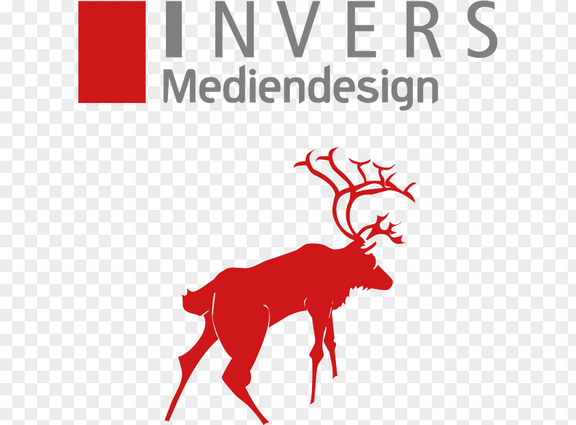 Reindeer INVERS MEDIENDESIGN Advertising PNG