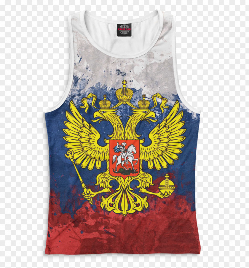 Russia Flag Of Soviet Union T-shirt Coat Arms PNG