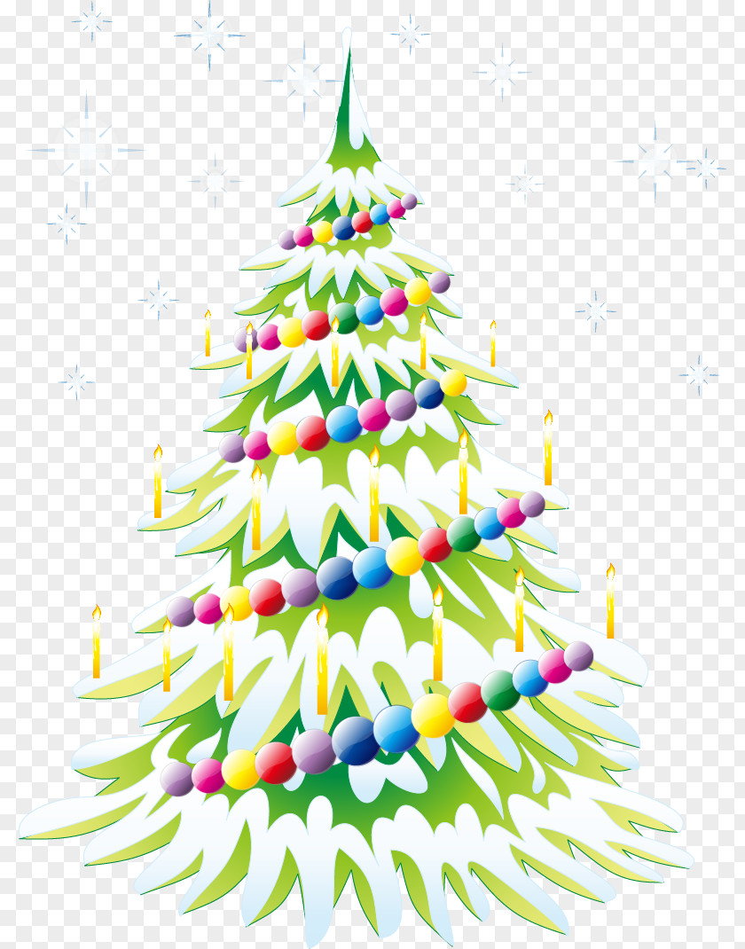 Color Christmas Tree Ornament Lights PNG
