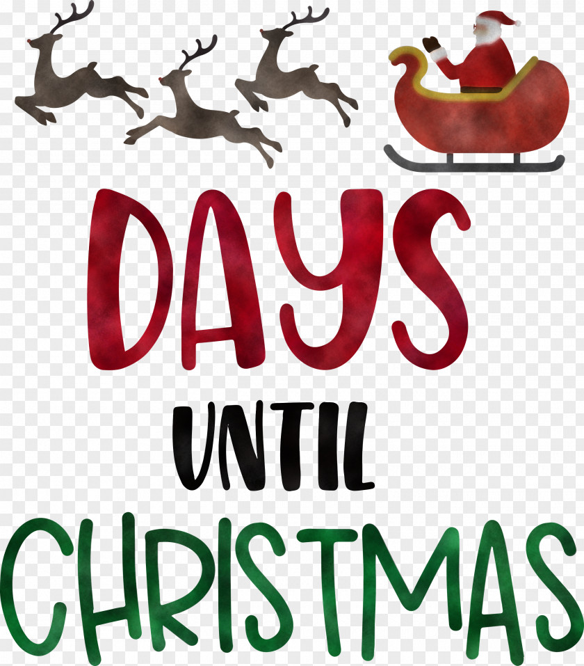 Days Until Christmas Santa Claus PNG