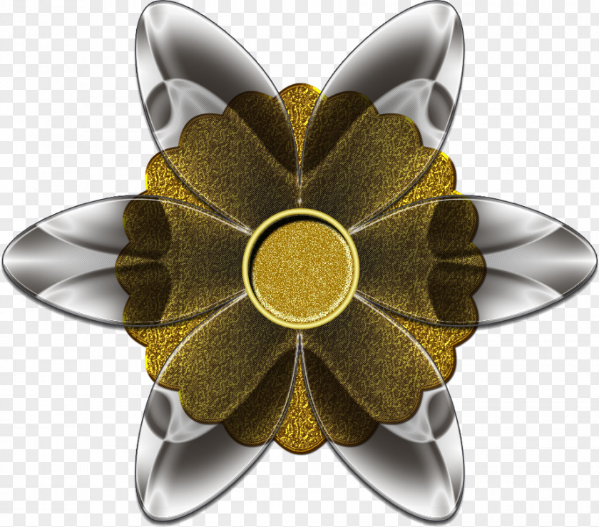 Flower Petal Golden Rose PNG