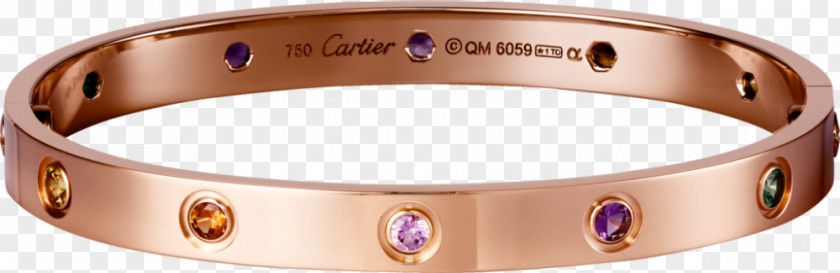 K Gold Color Diamond Ring Love Bracelet Cartier Jewellery Bangle PNG