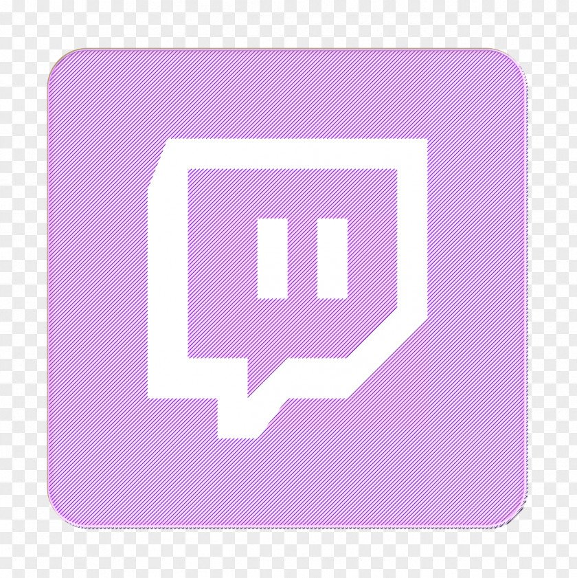 Lilac Pink Twitch Icon Twitch.tv PNG