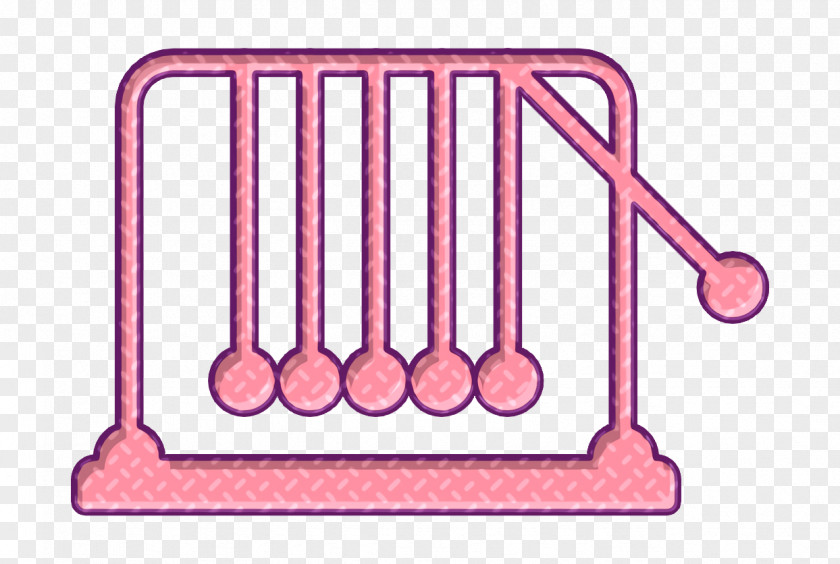 Momentum Icon Education Elements Newtons Cradle PNG