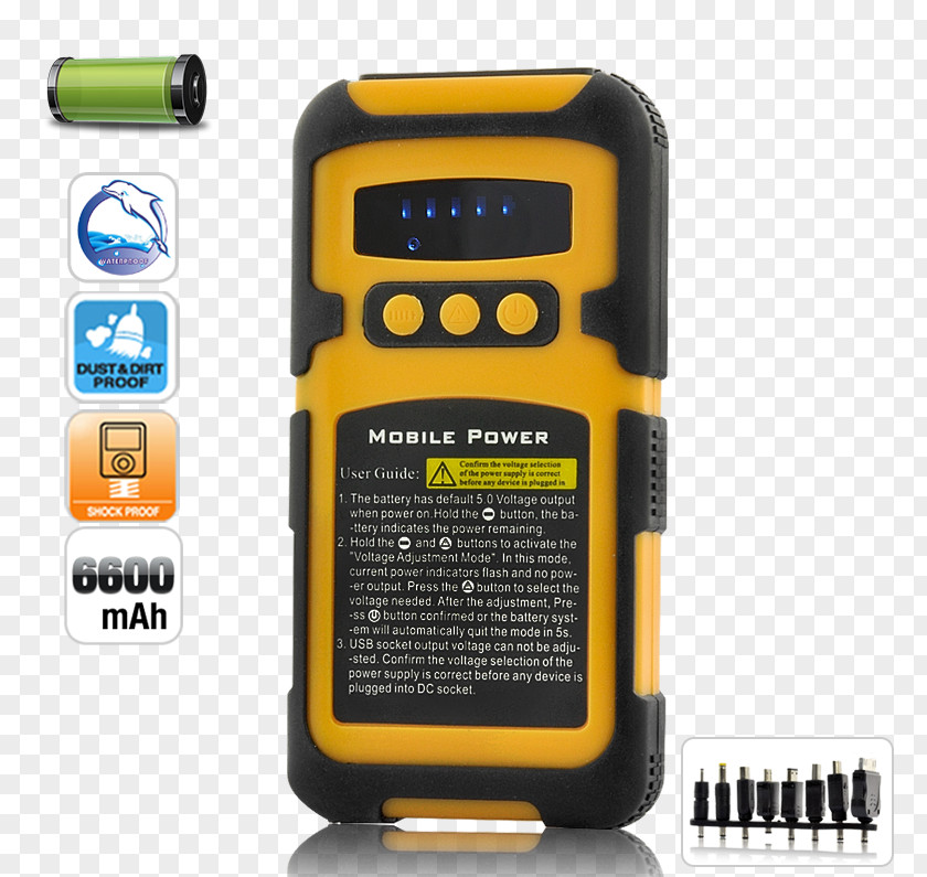 Portable Battery Telephony Communication Electronics PNG