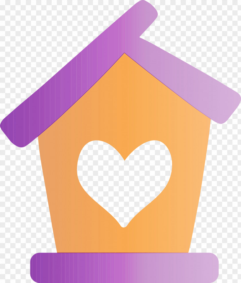 Purple Heart Font PNG