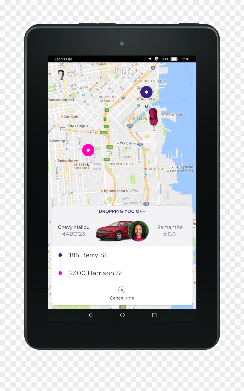 Taxi App Lyft Handheld Devices E-hailing PNG