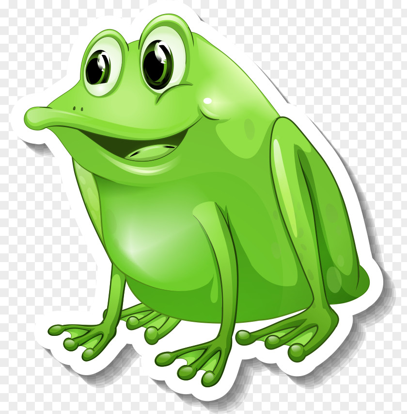 Design True Frog Cartoon Clip Art PNG