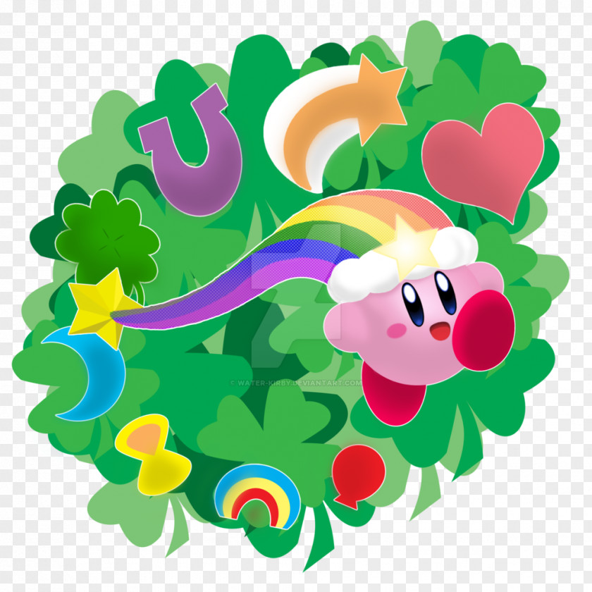 Kirby Lucky Charms Fan Art PNG
