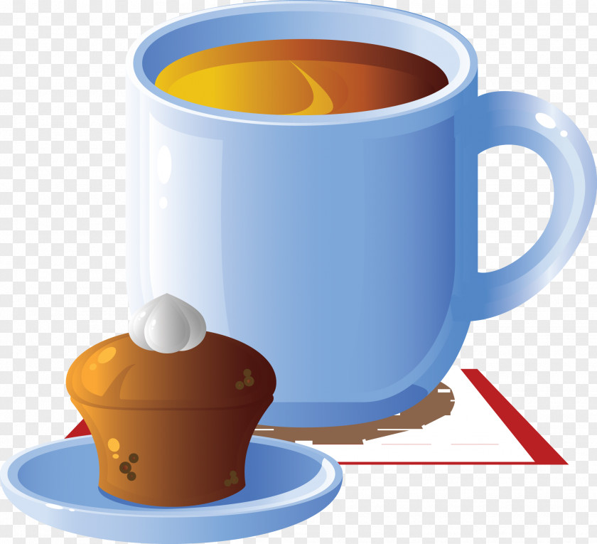 Beverage Tea American Muffins Coffee Latte Drink PNG