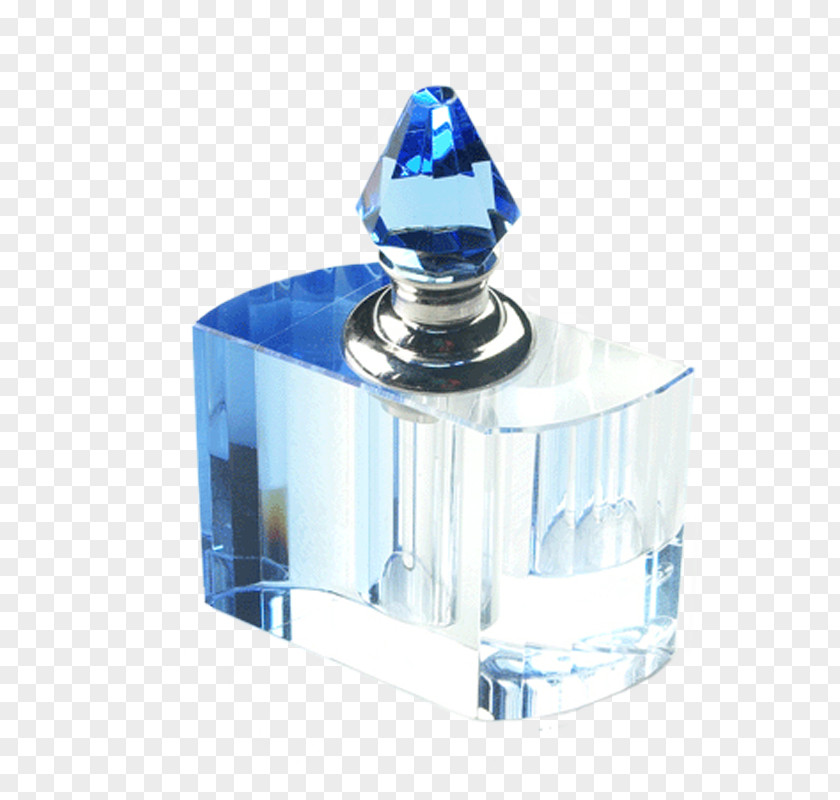 Blue Perfume Bottle PNG