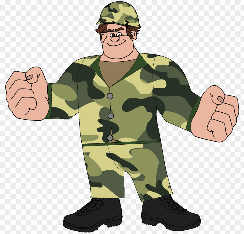 Camouflage Uniform Vanellope Von Schweetz Rancis Fluggerbutter Animation Soldier PNG