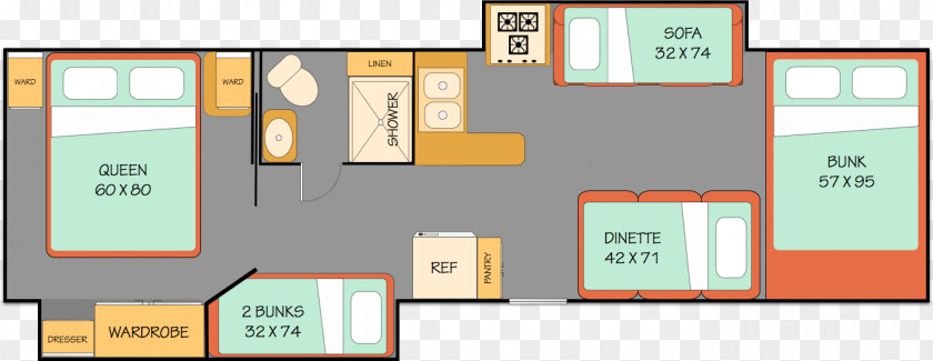 Car Floor Plan Campervans Clippership Motorhome Rentals Caravan PNG