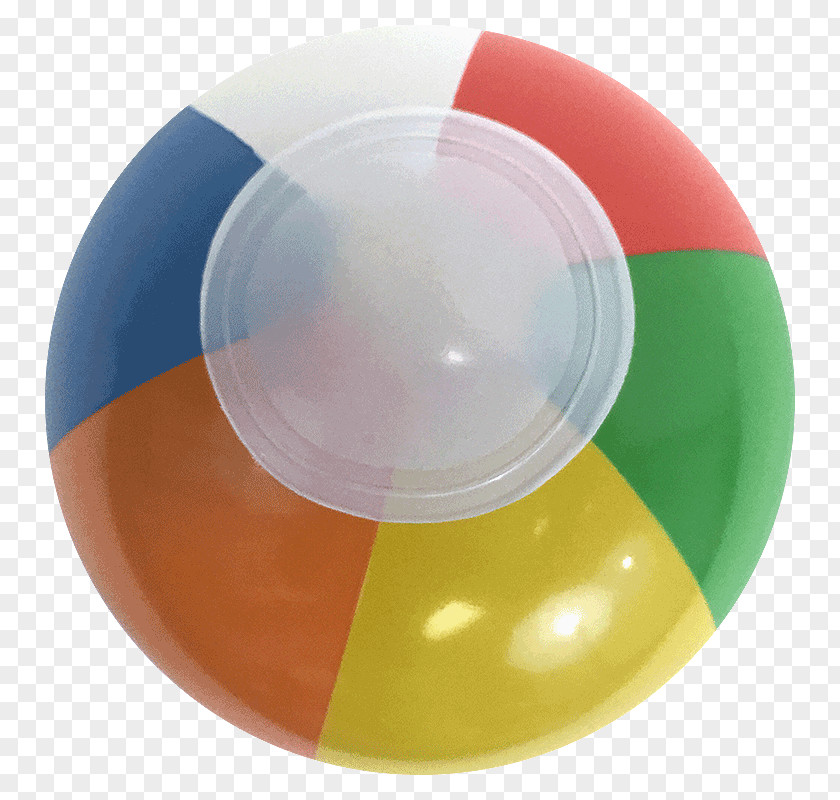 Beach Ball Orange Color PNG