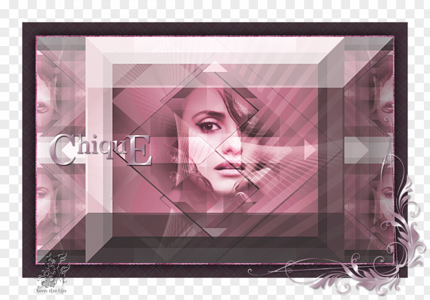 Design Picture Frames Pink M Rectangle PNG