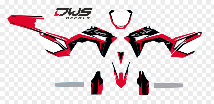 Honda CRF Series Logo Decal Sticker PNG