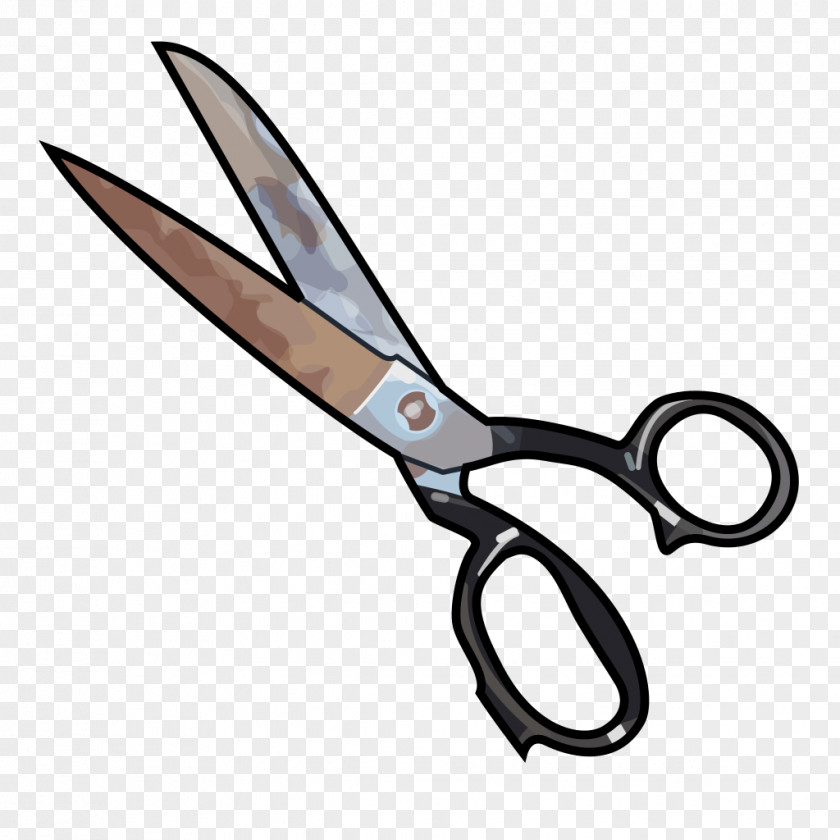 Snips Tool Hair Cartoon PNG