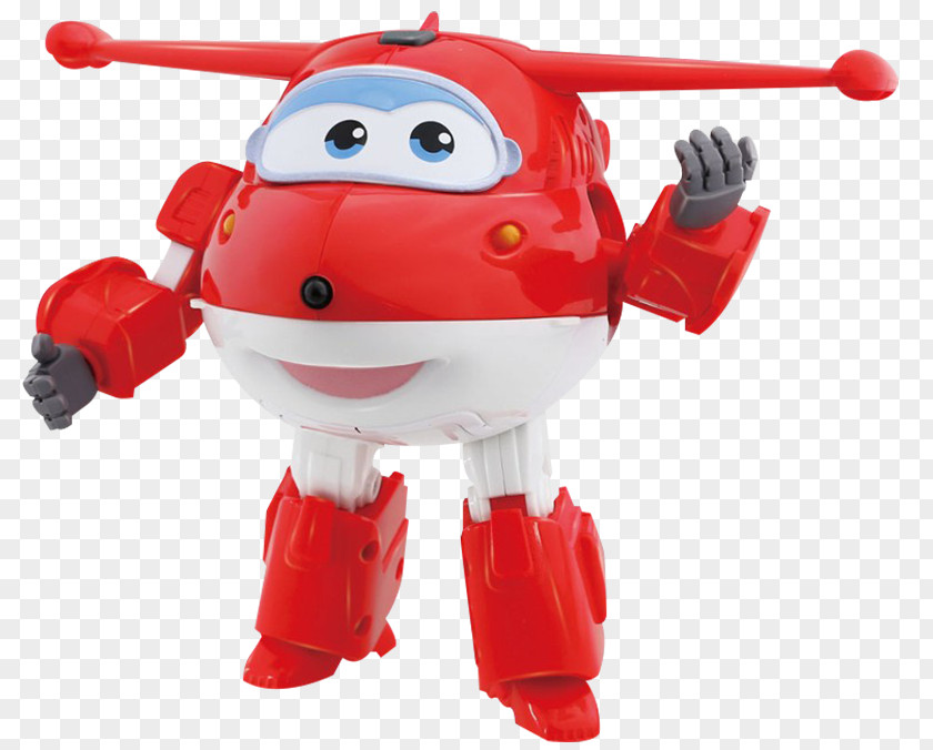 Transforming Jett Toy Figure | Plane Bot 5 Scale Airplane Toys“R”Us Super Wings 5'' ScaleSuper PNG