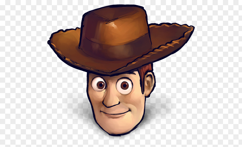 TV Woody Costume Hat Fedora Headgear Cowboy Smile PNG