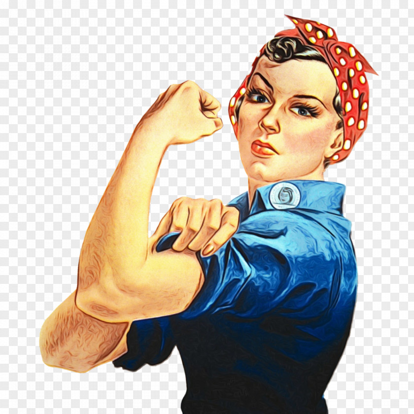 We Can Do It! Rosie The Riveter World War II Illustration Image PNG