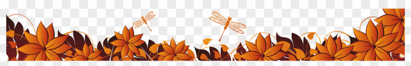 Autumn Base Material Web Banner Leaf PNG