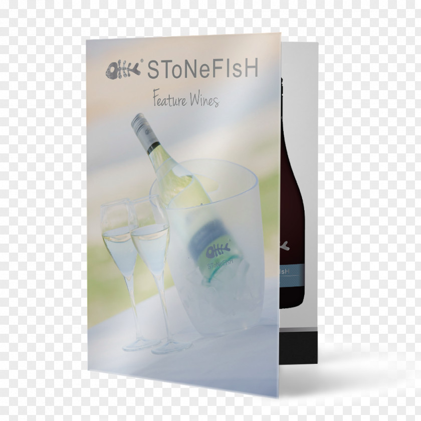 Champagne Stonefish White Wine Glass Bottle PNG