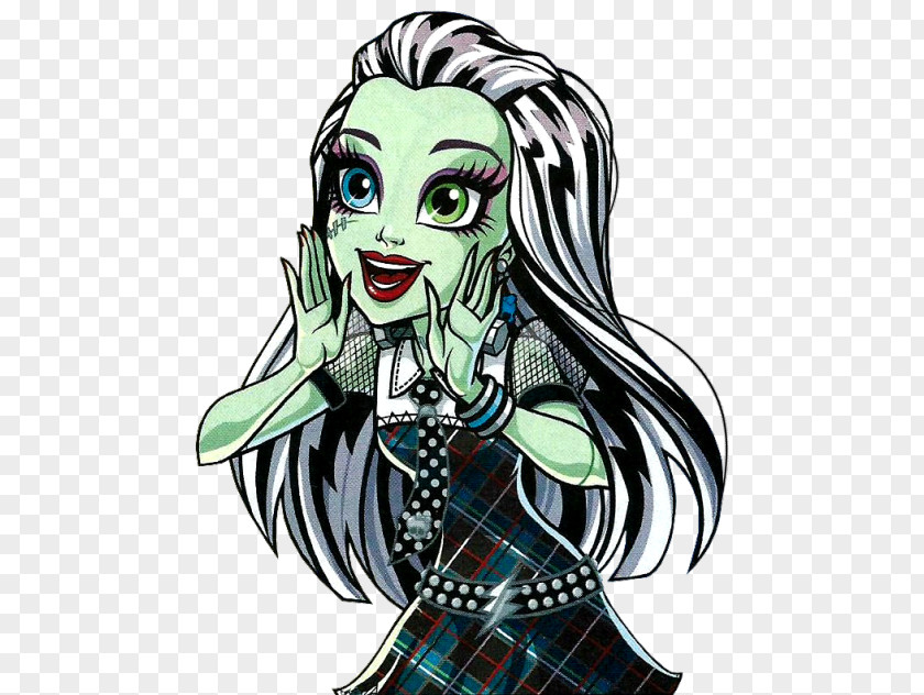 Doll Frankie Stein Monster High Drawing Toy PNG