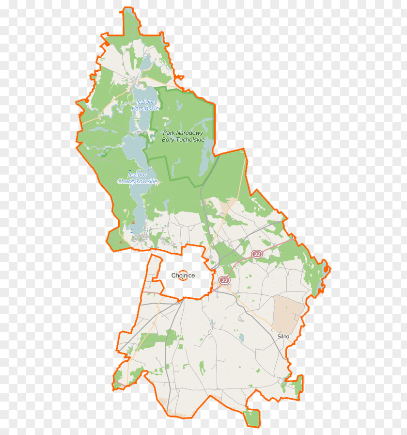I'm The Map Swornegacie Kamionka Nad Jeziorem Zamarte Ostrowite, Gmina Chojnice Lichnowy, County Charzykowy PNG