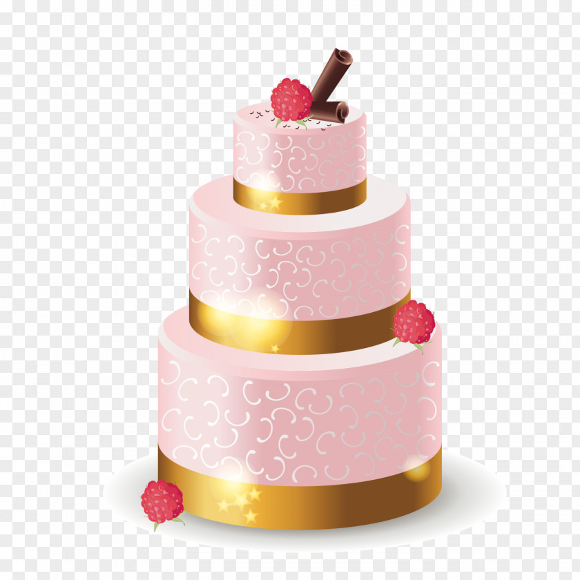 Pink Wedding Cake Invitation Gift Anniversary PNG