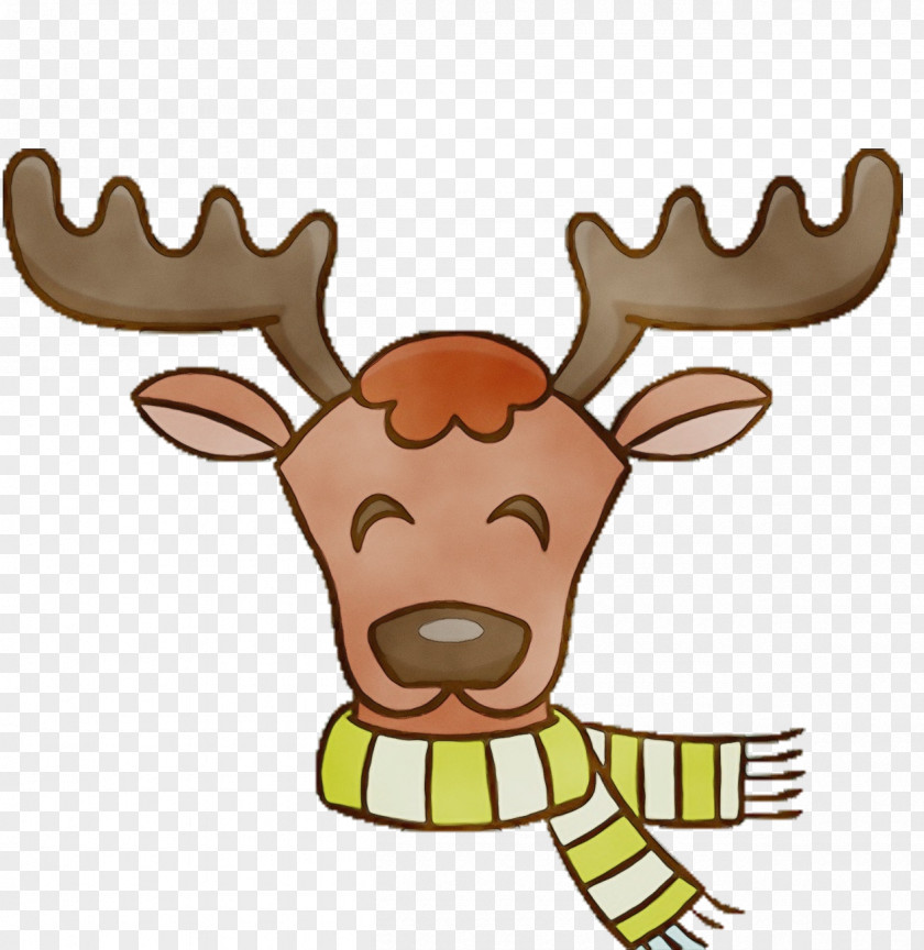 Sticker Snout Reindeer PNG