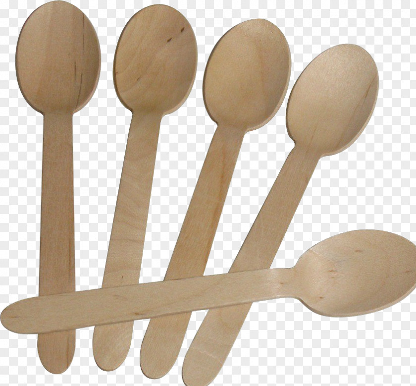 Wooden Spoon Cutlery Soup Dessert PNG