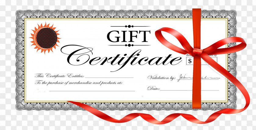 Certificate Gift Card Laugh Out Loud Comedy Club Birthday Christmas PNG