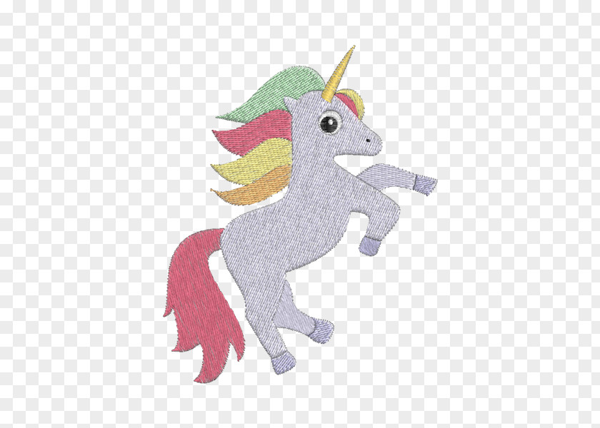 Unicorn Embroidery Handicraft Patchwork Drawing PNG
