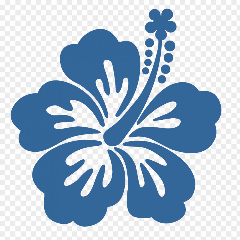 Wall Decal Bumper Sticker Hawaiian Hibiscus PNG