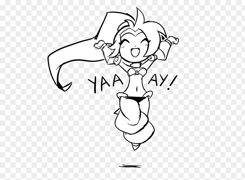 Shantae Concept Art Thumb Drawing Illustration PNG