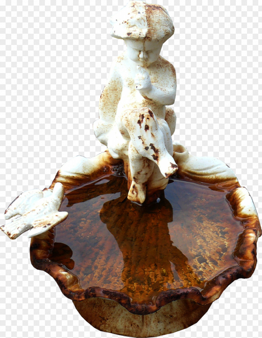 Rusty Iron Sculpture Figurine PNG