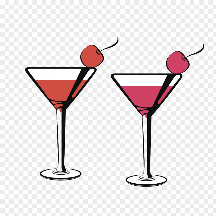 Shot Glass Pink Lady Wine Cocktail Garnish Cosmopolitan PNG