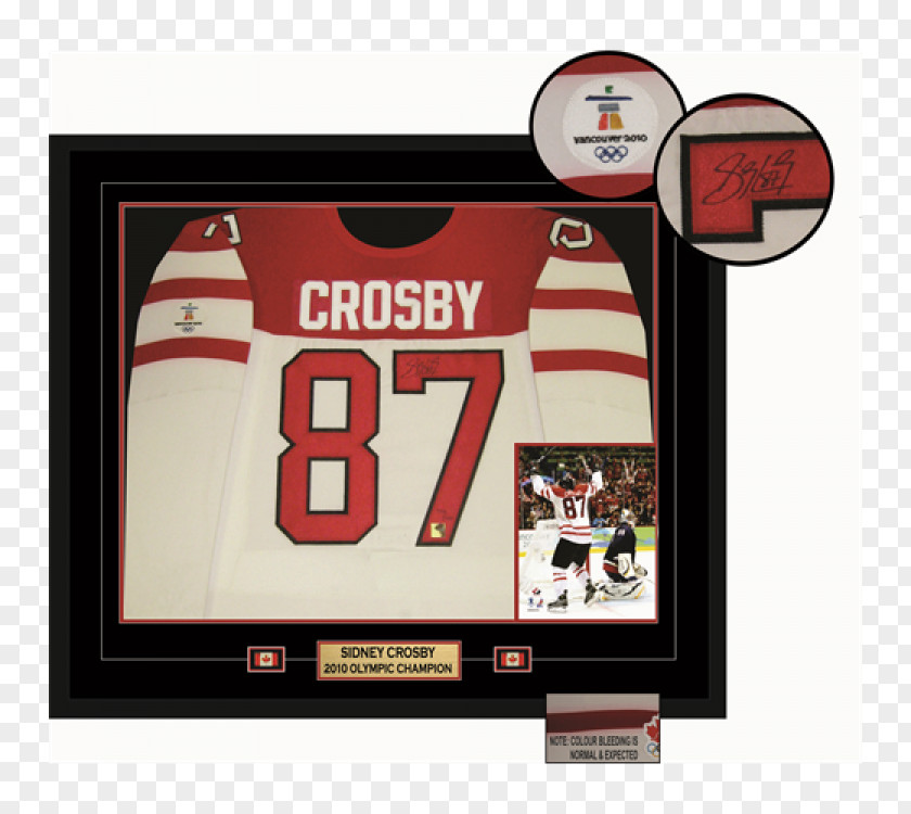 Sidney Crosby Winter Olympic Games Jersey Canada T-shirt PNG