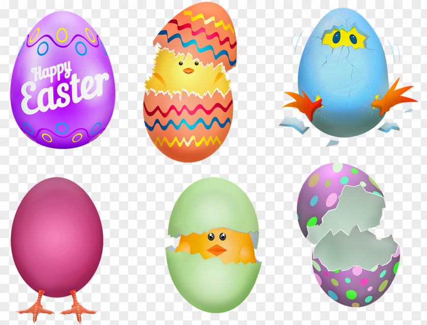 Silhouette Easter Egg Chick Hunt Chicken Bunny PNG