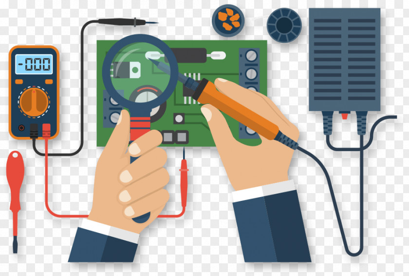 Electronics Vector Graphics Electricity Electrical Engineering Illustration PNG