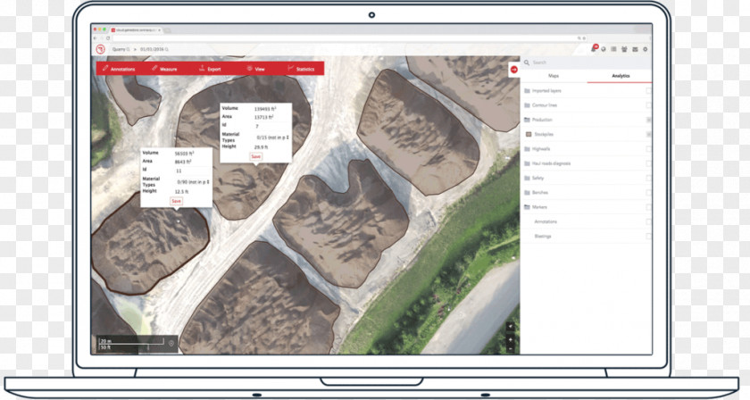 Sensefly SenseFly Quarry Airware Site Analysis System PNG