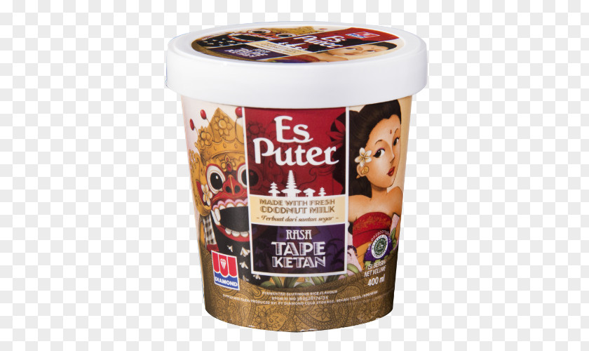 Sticky Rice Es Puter Ice Cream Coconut Milk Frozen Dessert PNG