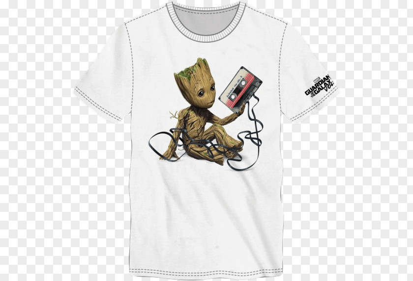 T-shirt Baby Groot Compact Cassette Guardians Of The Galaxy PNG