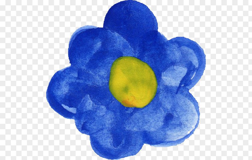 Watercolor Flower Watercolour Flowers Blue Clip Art PNG